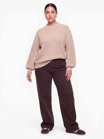 CITA MAASS Wide leg Jeans in Brown