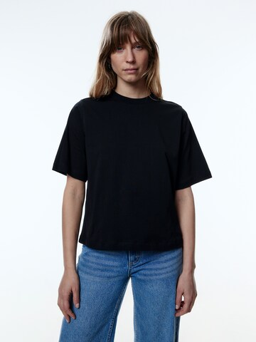 EDITED Shirt 'Nola' in Zwart: voorkant