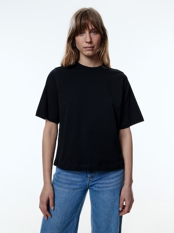 EDITED - Camiseta 'Nola' en negro: frente