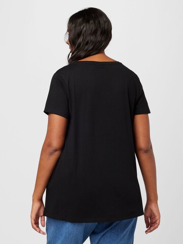 ONLY Carmakoma Shirt 'Bonnie Life' in Black