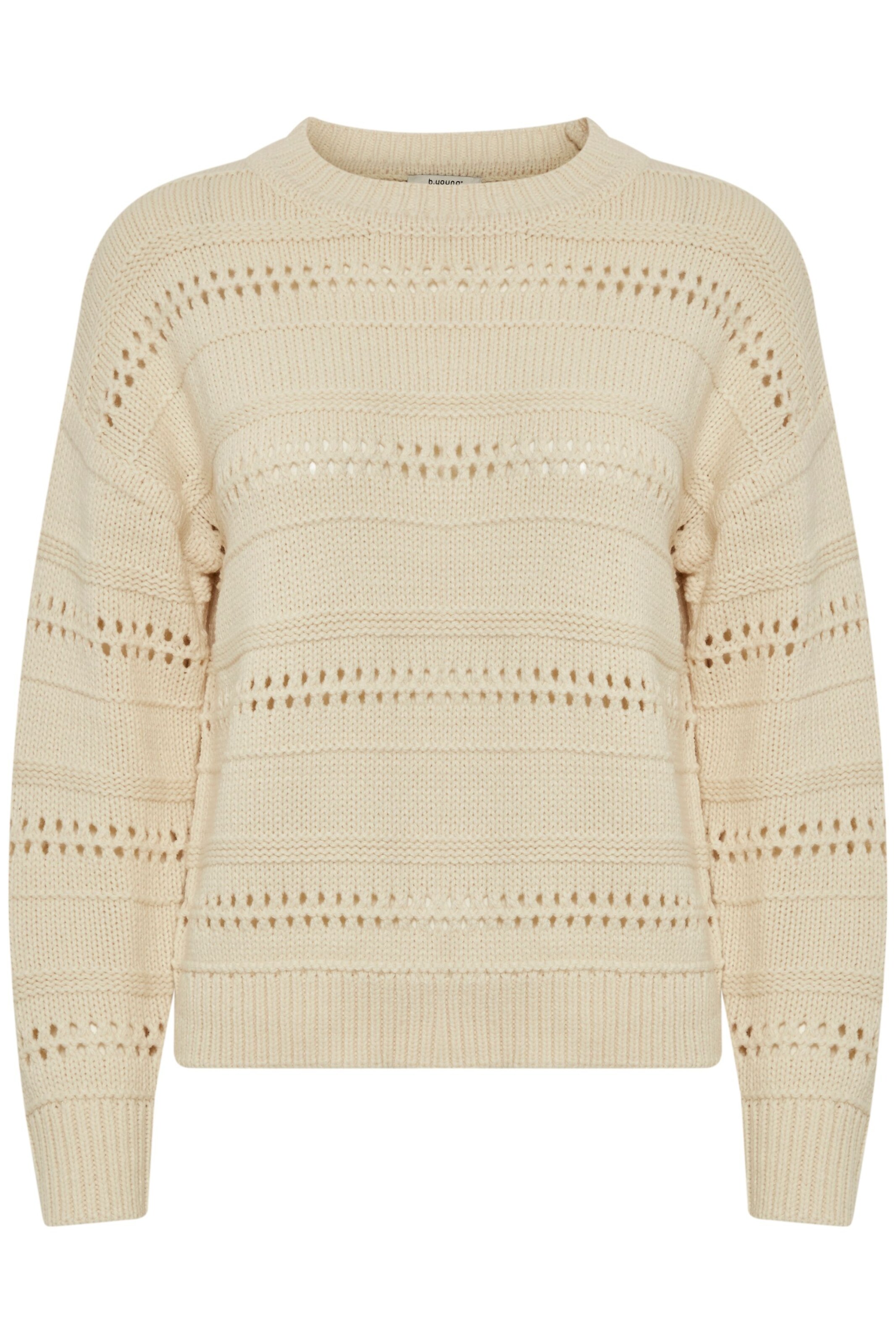 b.young Sweater 'BYOtinka' in Beige: front
