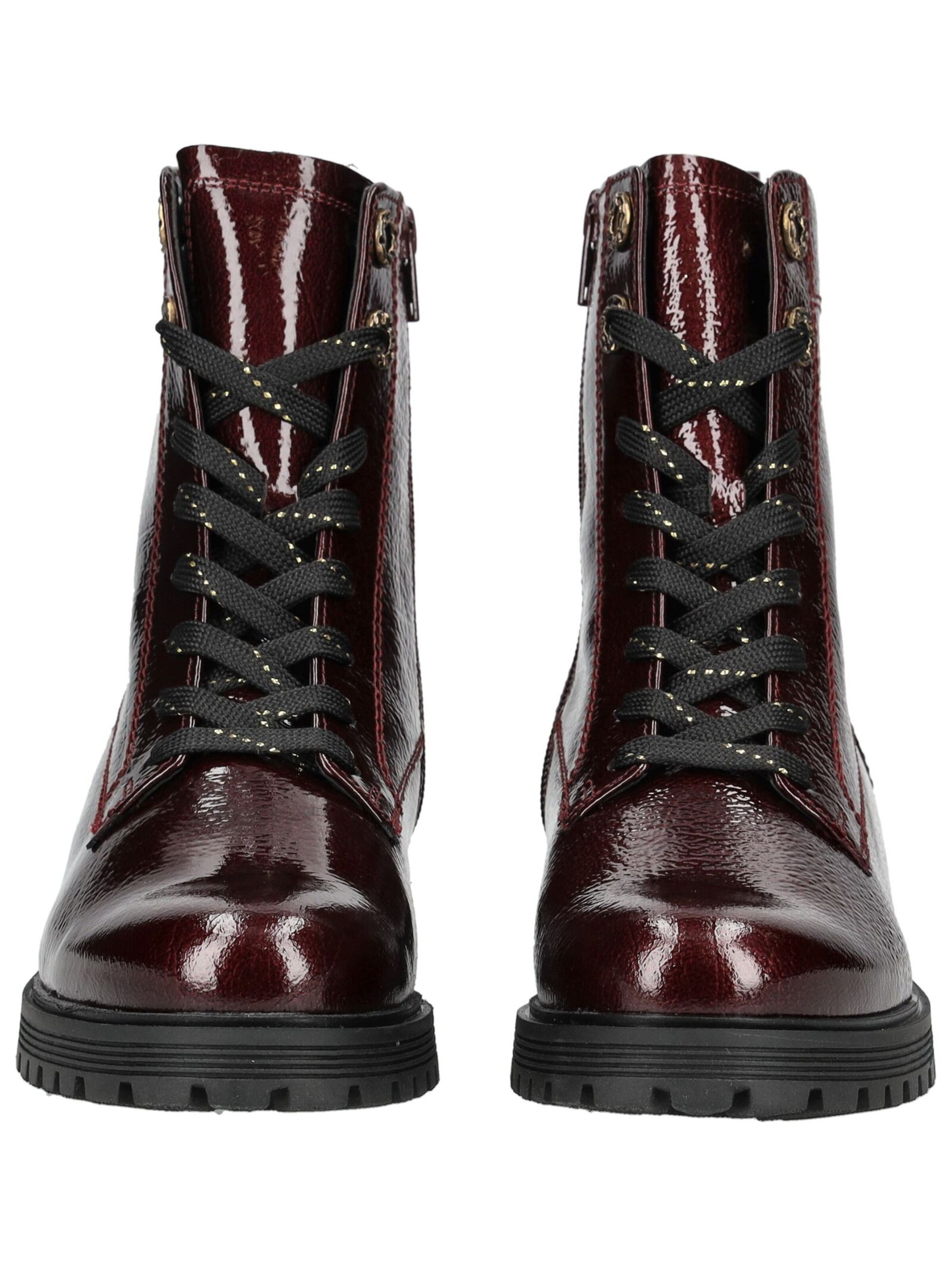 GABOR Lace-up bootie in Red