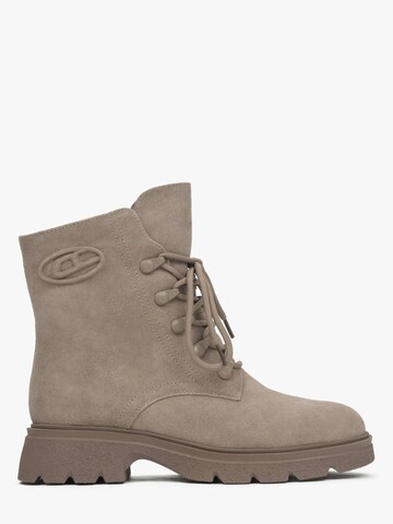 Estro Veterlaarsjes '24-15' in Beige: voorkant