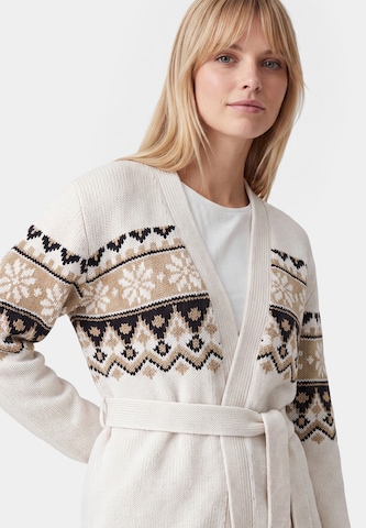 Cardigan Usha en blanc