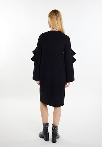 usha WHITE LABEL Knitted dress in Black