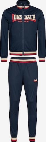 LONSDALE Joggingdragt 'POOLEWE' i blå: forside