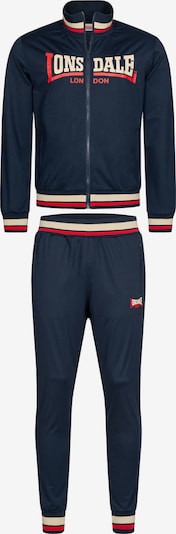 LONSDALE Jogging komplet 'POOLEWE' u mornarsko plava / crvena / bijela, Pregled proizvoda