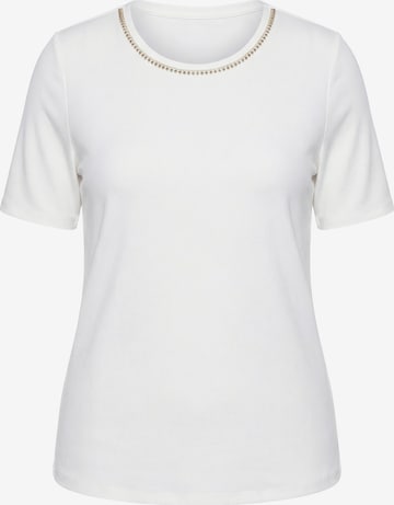 Ulla Popken Shirt in Weiß: Vorderseite