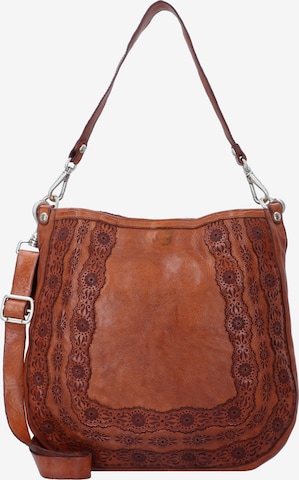 Campomaggi Shoulder Bag in Brown: front