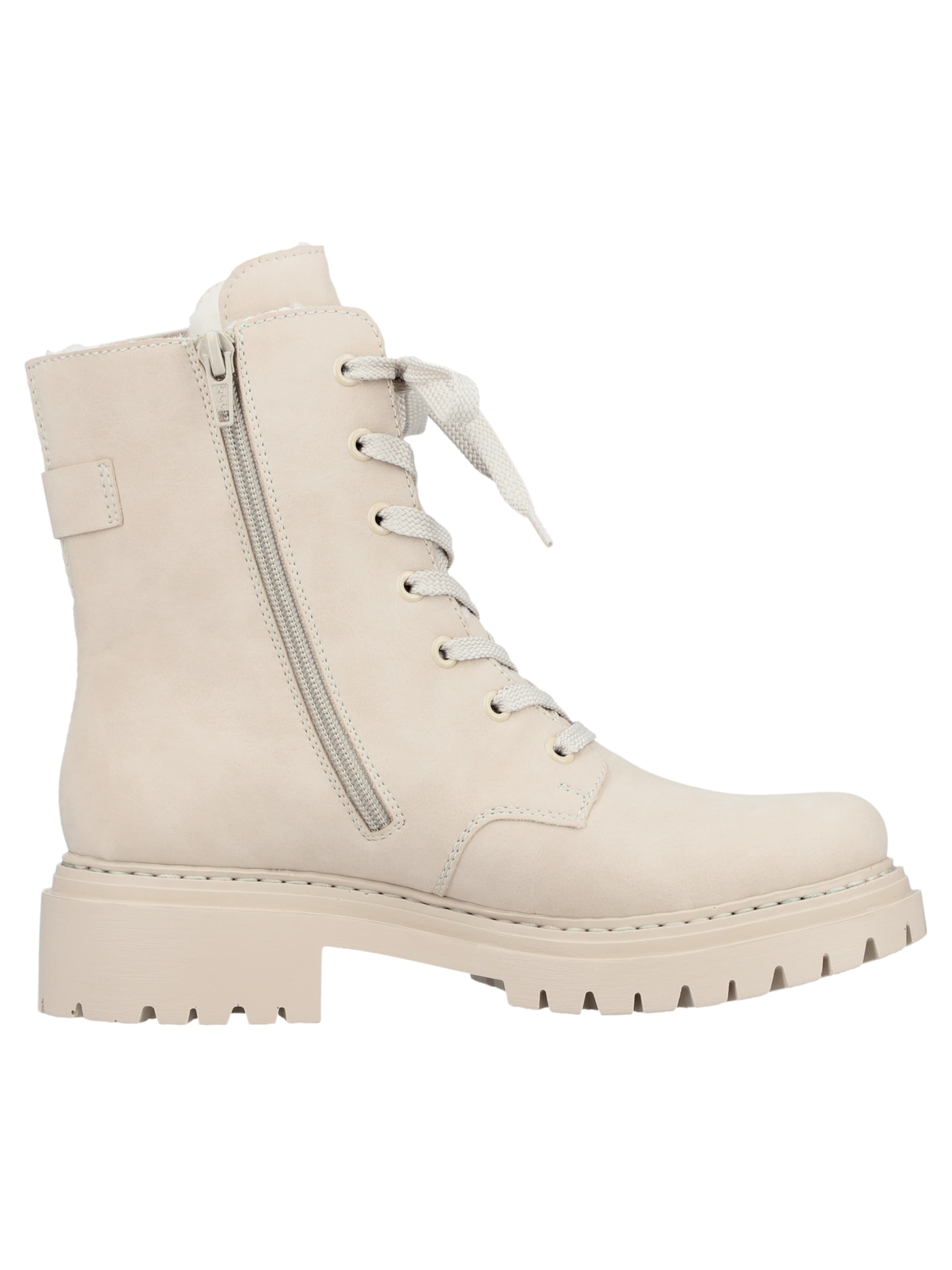 Rieker Šnurovacie členkové čižmy - Béžová