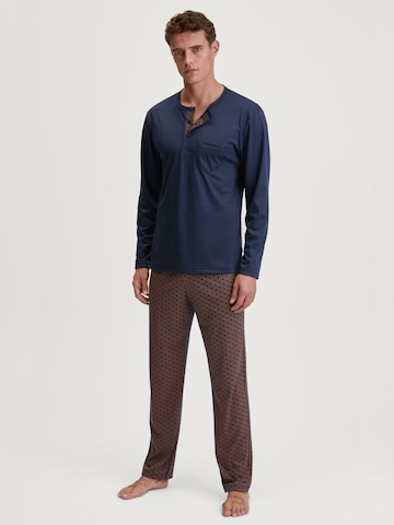 CALIDA Pyjama lang in Blauw