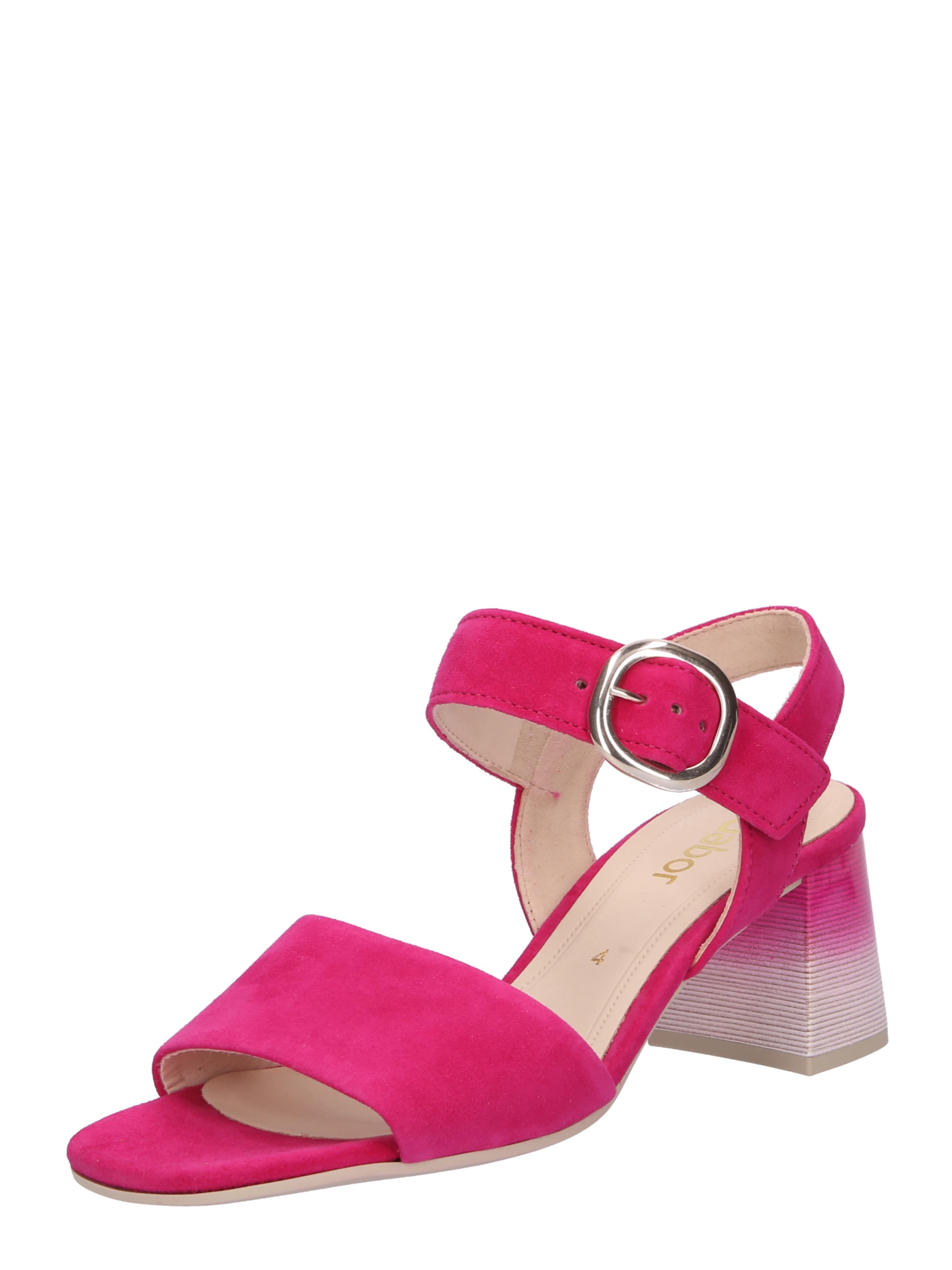 GABOR Sandalen met riem in Roze: voorkant