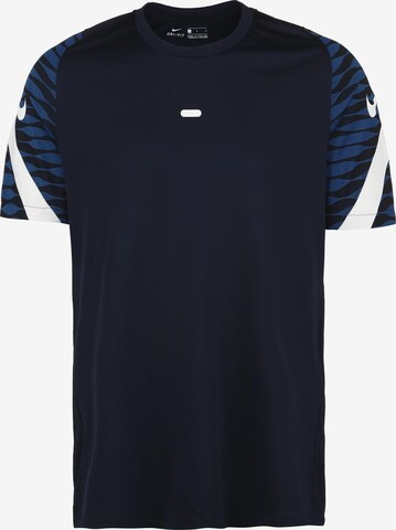 T-Shirt fonctionnel NIKE en bleu : devant