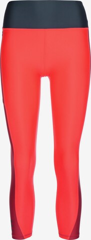 Regular Pantalon de sport UNDER ARMOUR en orange : devant