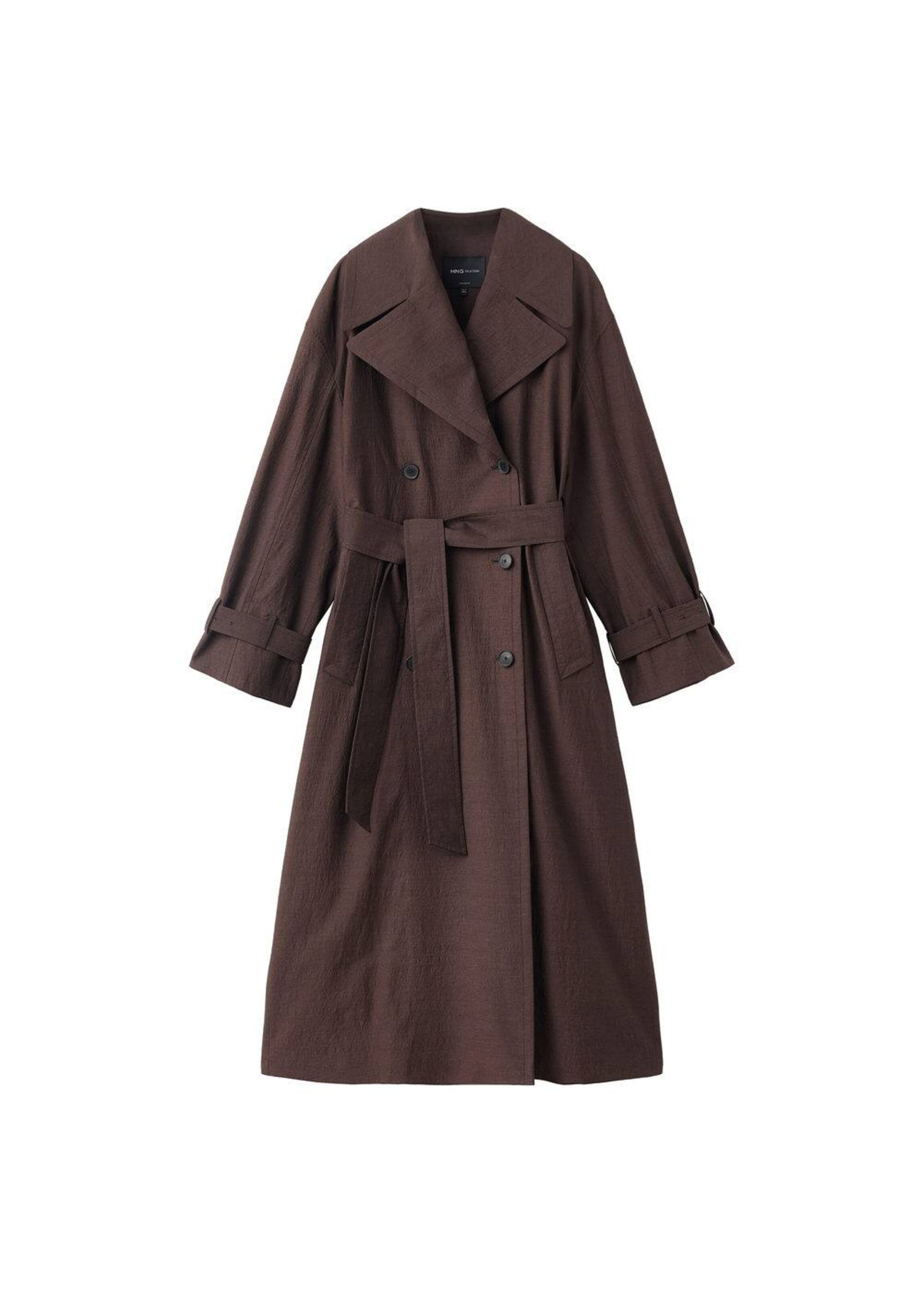 MANGO Between-Seasons Coat 'Graz' in Chocolate, Item view