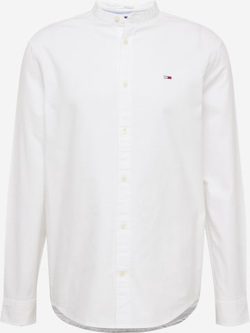 Tommy Jeans Regular fit Overhemd 'MAO' in Wit: voorkant