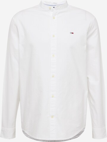 Tommy Jeans Средняя посадка Рубашка 'MAO' в Белый: спереди