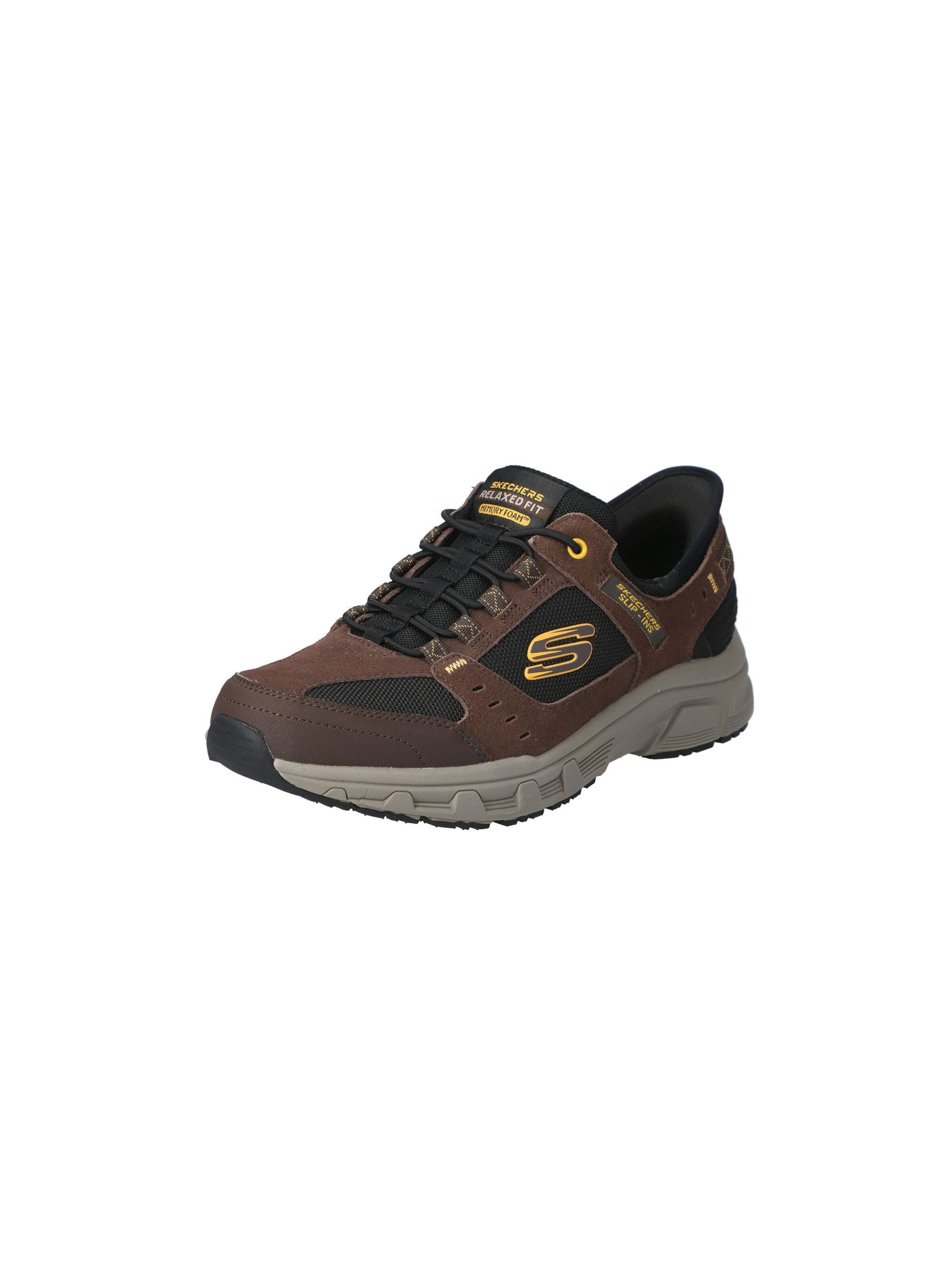 SKECHERS Lage schoen 'Oak Canyon - Consistent Winner' in Bruin: voorkant