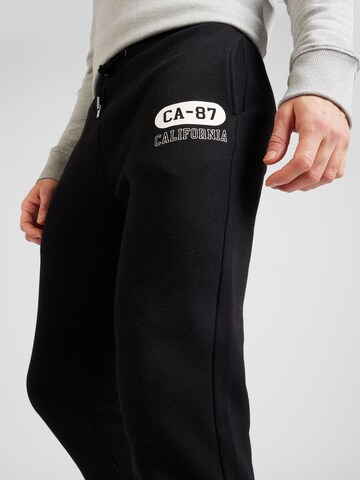 AÉROPOSTALE Slim fit Sports trousers 'CALIFORNIA' in Black