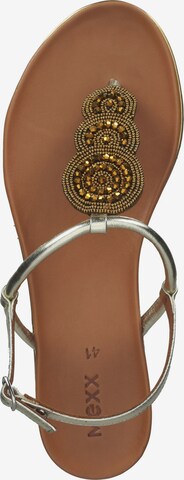 MEXX T-Bar Sandals in Gold