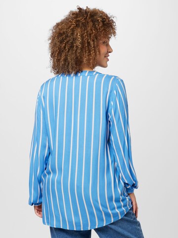 Camicia da donna 'SIDA' di KAFFE CURVE in blu