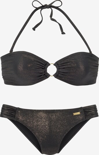 LASCANA Bikini | zlata / črna barva, Prikaz izdelka