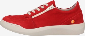 Softinos Sneakers laag in Rood: voorkant