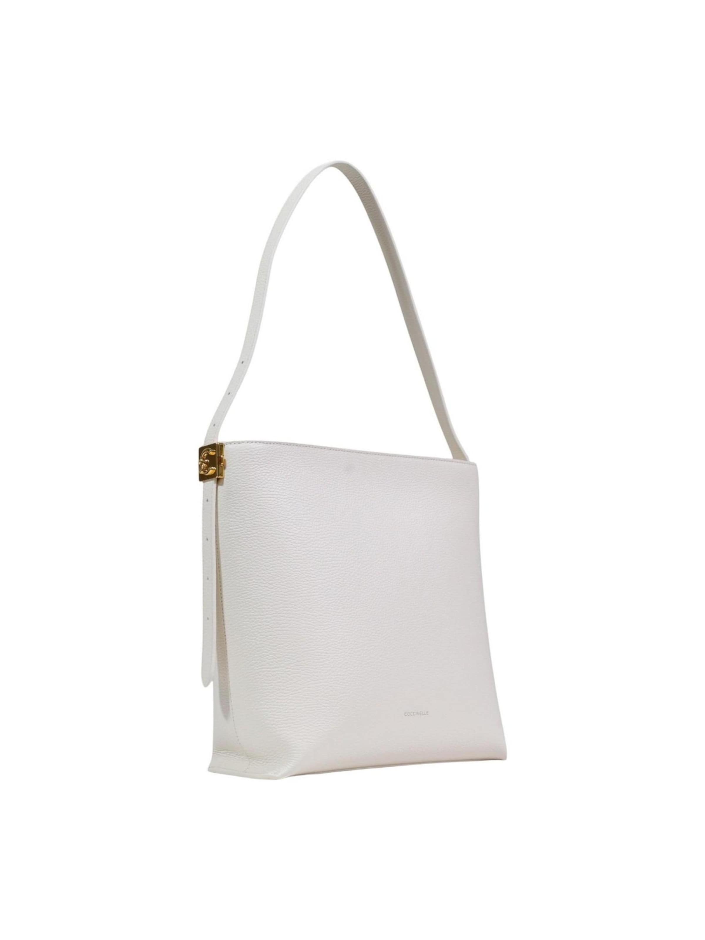 Coccinelle - Bolso de hombro 'E1 U4K 13 02 01 - C-ME LOCK' en blanco
