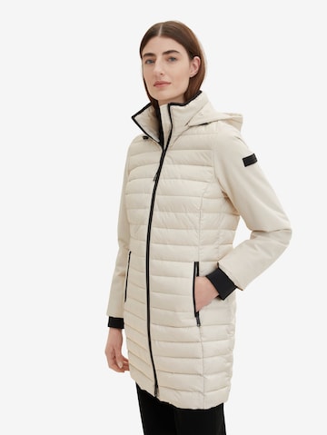 TOM TAILOR Between-Seasons Coat in Beige: front