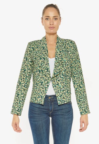 Le Temps Des Cerises Blazer 'MERYA' in Green: front