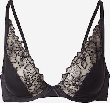 Hunkemöller Kolmio Rintaliivi 'Jemima' värissä musta: etupuoli