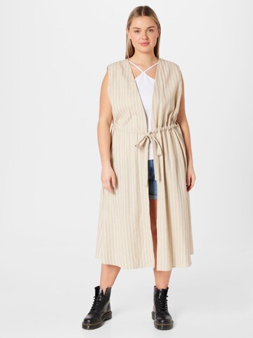 Persona by Marina Rinaldi Vest 'GALA' in Beige: front