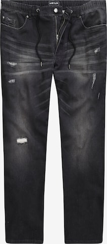 Men Plus Regular Jeans in Schwarz: Vorderseite