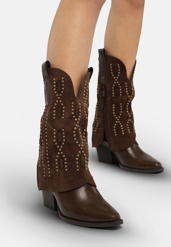 Salinyang Comwboystøvler i brun