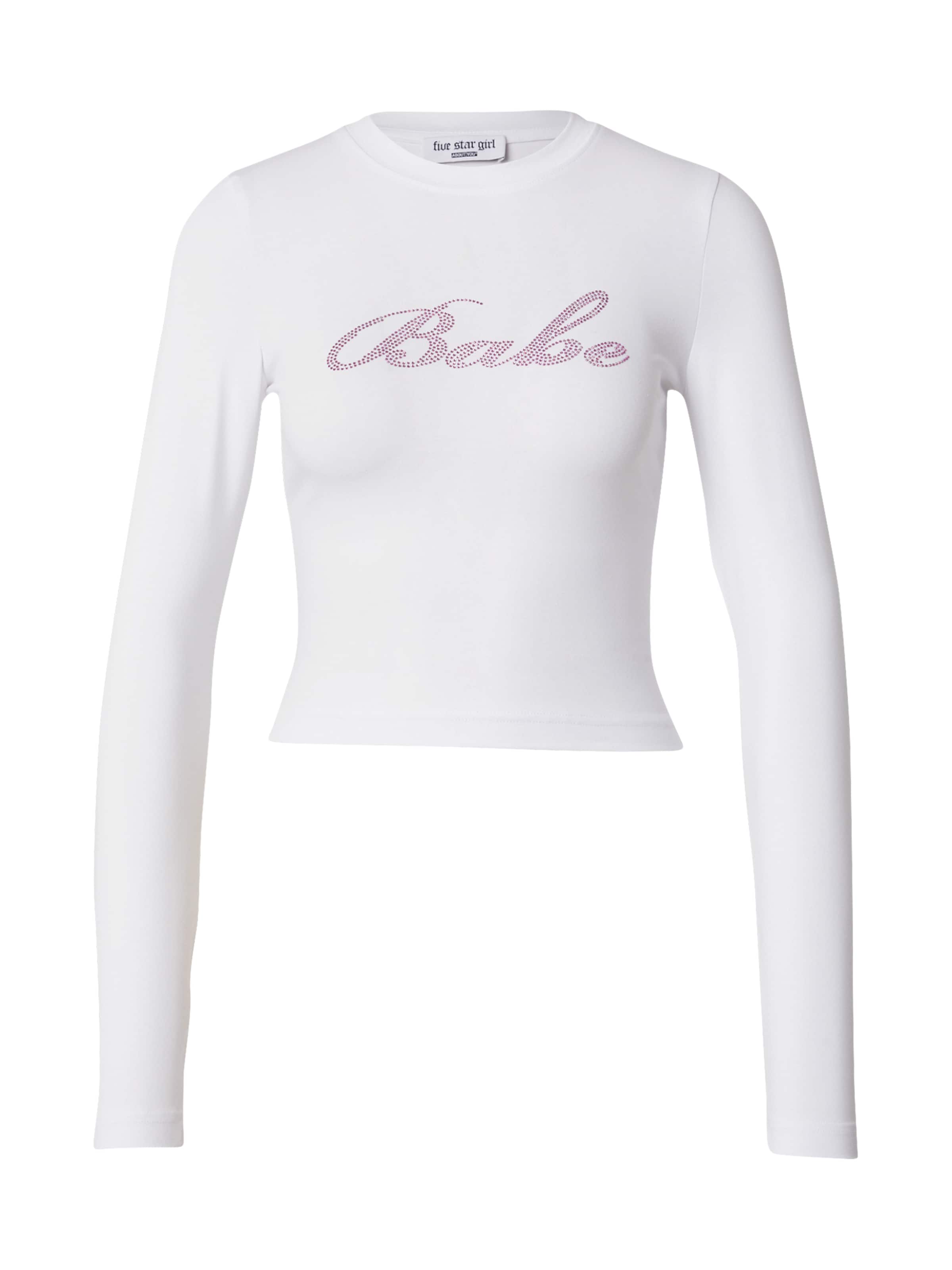 FIVE STAR GIRL - Camiseta en blanco: frente