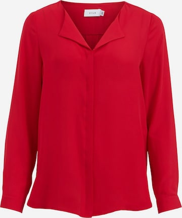 VILA Blouse in Rood: voorkant