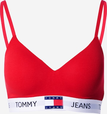 Tommy JeansGrudnjak - crvena boja: prednji dio