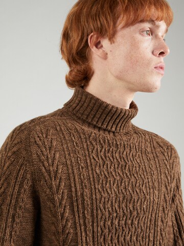 BLEND Sweater in Brown