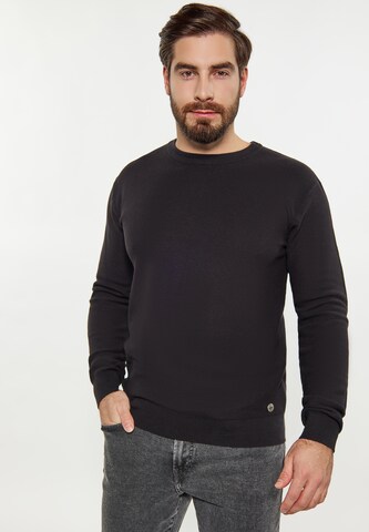 DreiMaster Maritim Pullover in Schwarz: predná strana