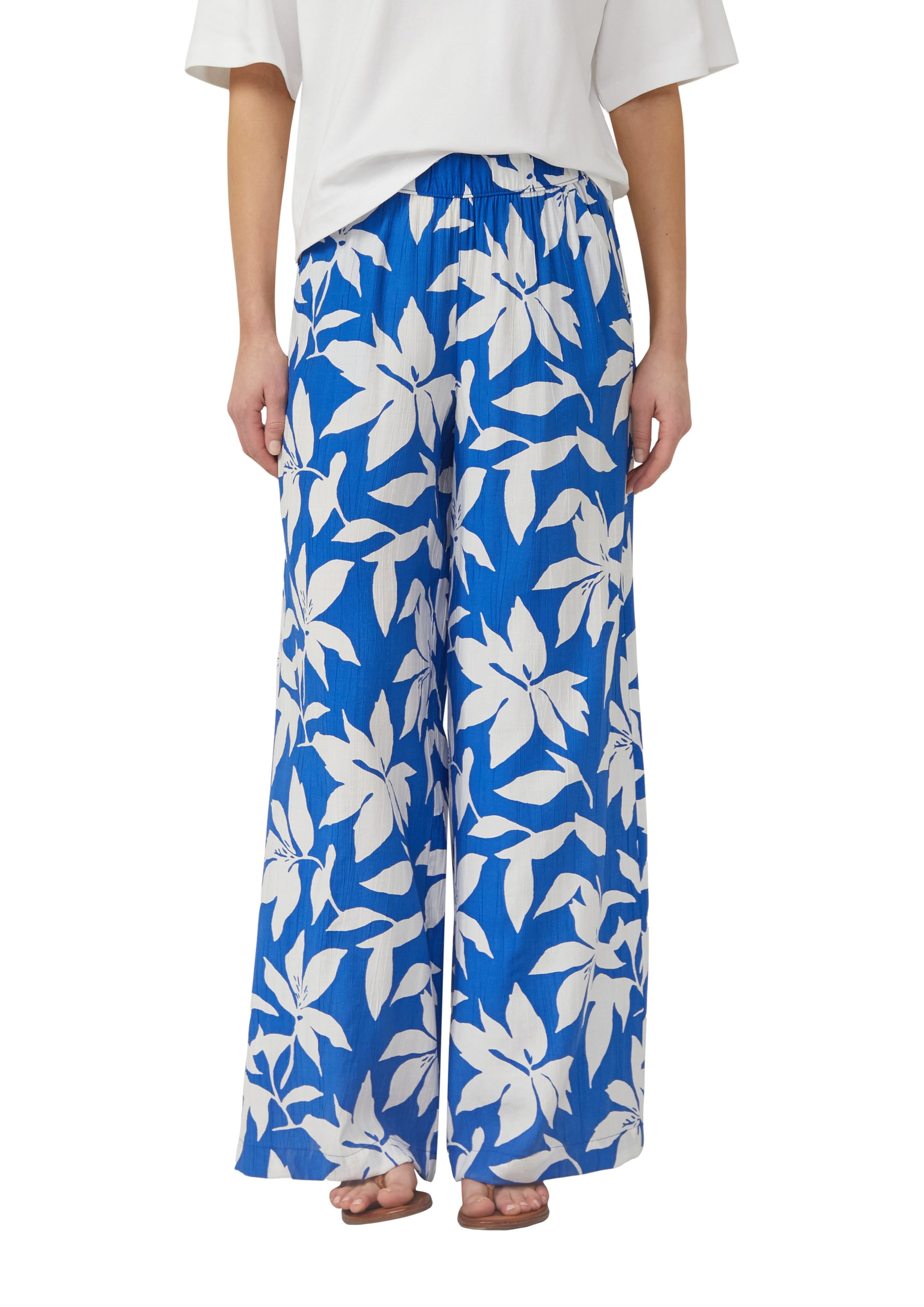 s.Oliver Wide Leg Hose in Blau