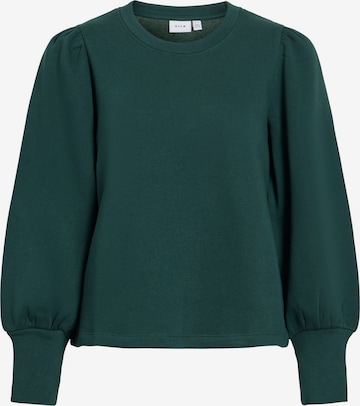 Sweat-shirt 'VIVera' VILA en vert : devant