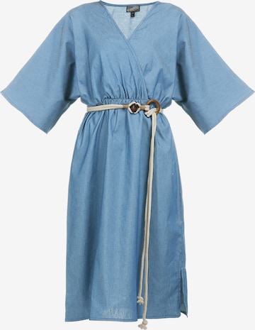 DreiMaster Vintage Kleid in Blau: predná strana