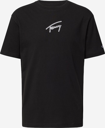 Tommy Jeans - Camiseta en negro: frente