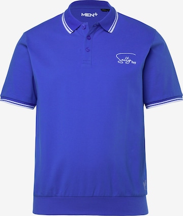 Men Plus Shirt in Blue: front