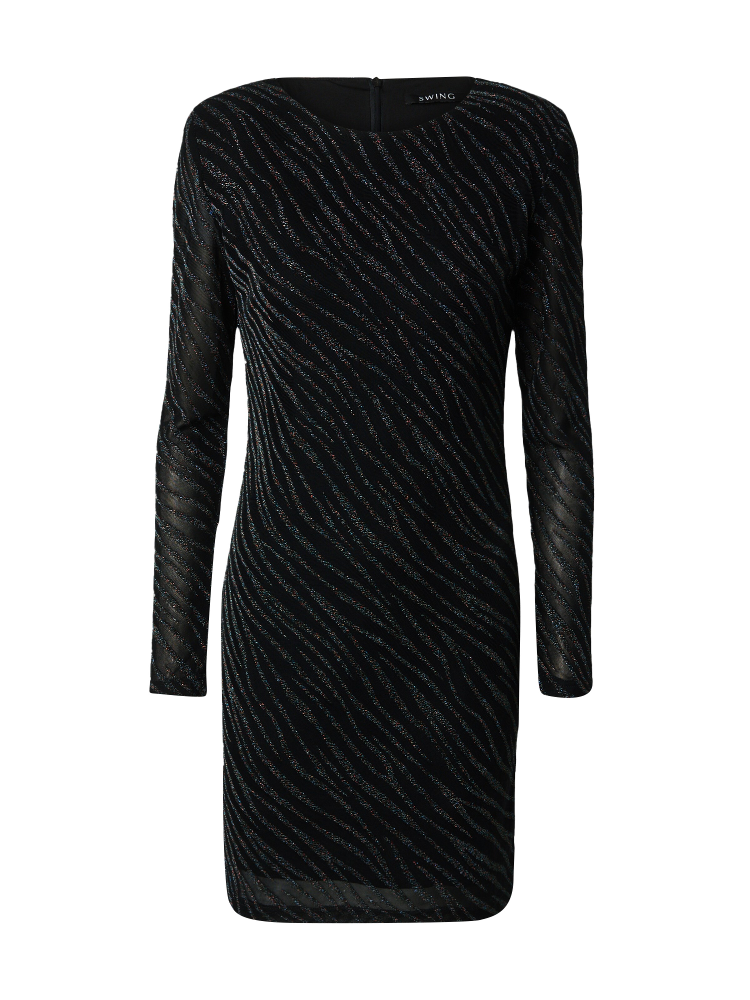 Robe SWING en noir : devant