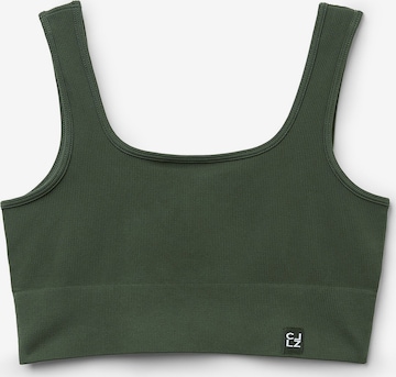CALZEDONIA Sporttop 'SEAMLESS' in Grün: Vorderseite