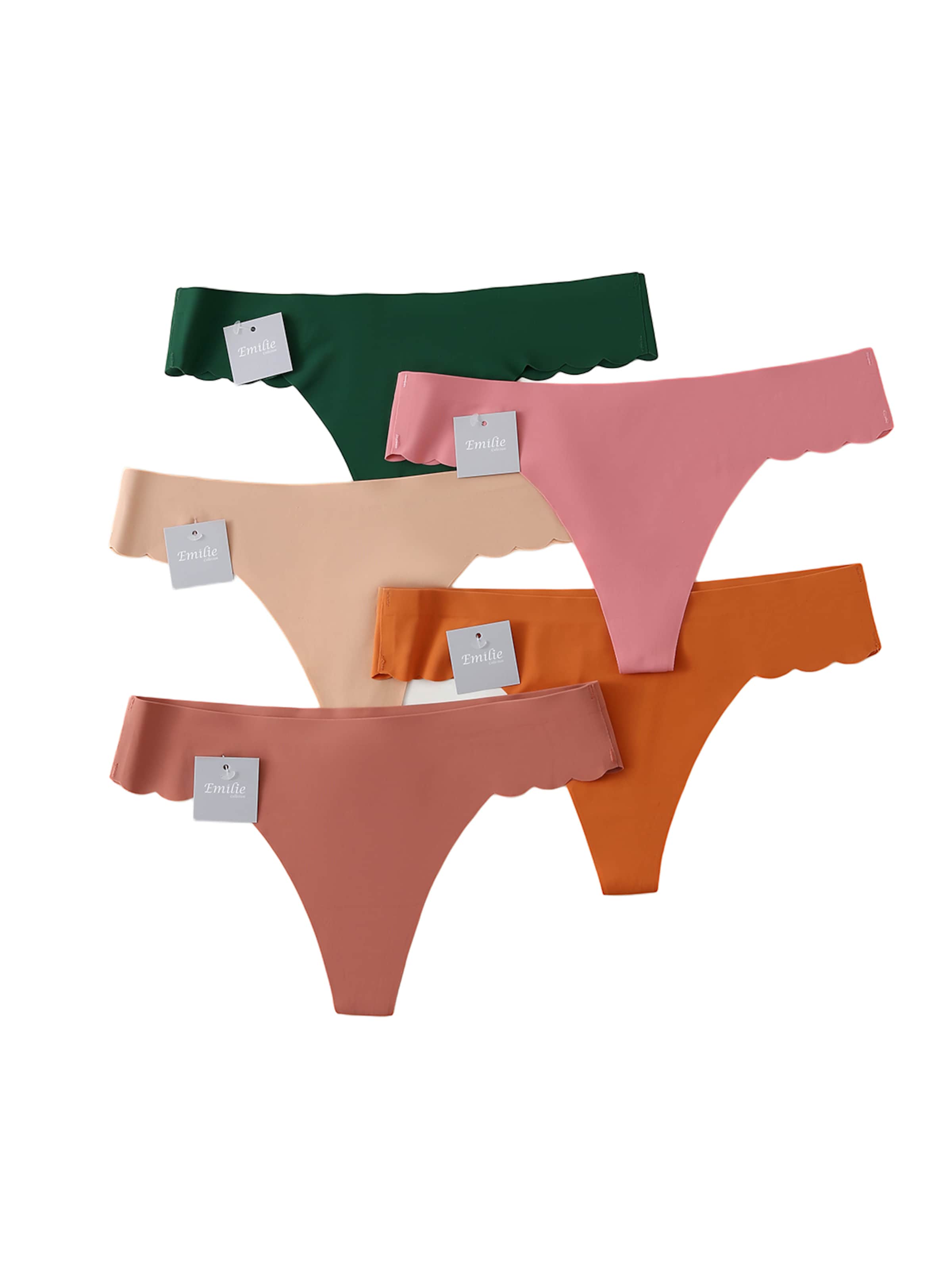 Emilie collection Thong in Green