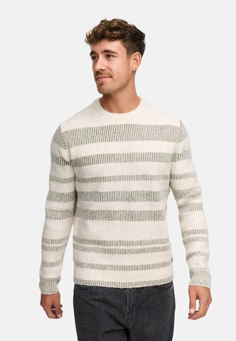 INDICODE JEANS Trui 'INKalle' in Beige: voorkant