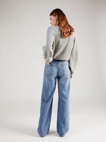 rag & bone Wide Leg Jeans in Blau