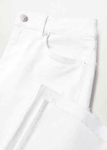 MANGO Flared Jeans in Weiß